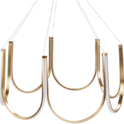 PERQUENO - Kroonluchter - Goud - Aluminium