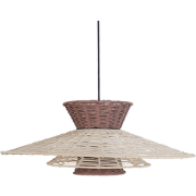 KABOMPO - Hanglamp - Bruin/Beige - Rotan