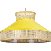 BATALI - Hanglamp - Mosterdgeel - Rotan