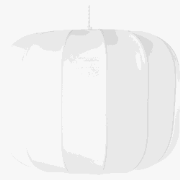 CABRIALES - Hanglamp- Wit - Nylon