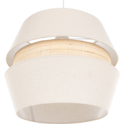 ATOYAC - Hanglamp - Beige - Linnen