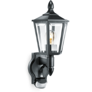 Steinel L 15 Wandlamp Bewegingssensor, Waterdicht IP44, Zwart, E27 Fit...