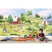 Op de boerderij - Kinderbehang - 389,6 cm x 280 cm - Walloha
