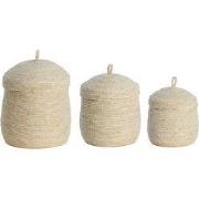 Mand Kenmare - Crème - Ø34cm - Set van 3