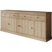 Meubella - Dressoir Vince - Eiken - 225 cm