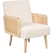 HOJBY - Fauteuil - Lichtbeige - Polyester