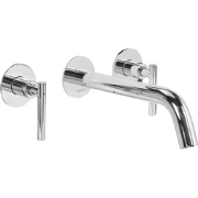 ISHINCA - Wandgemonteerde mengkraan - Zilver - Messing