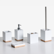 TAPICHE - Badkameraccessoireset - Wit - Polyresin