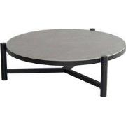 Carson koffietafel zwart dia. 126xH 38 cm