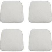 Madison -  Zitkussen Wicker Panama linnen - Ca. 48x48 cm - Set van 4