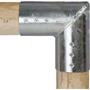 Paalverbinders Hoek/eindstuk Tuindeco