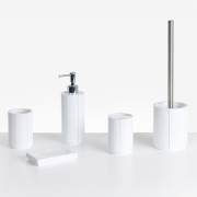 HUALLAGA - Badkameraccessoireset - Wit - Polyresin