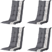 Madison -  Tuinstoelkussen Hoge Rug Madison garden grey - Ca. 123x50 c...