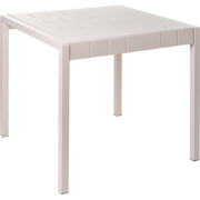 BARTICA - Tuintafel - Beige - 81 x 84 cm - Synthetisch materiaal