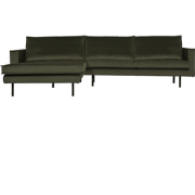 WOOOD Rodeo Chaise Longue Links - Velvet - Green Hunter