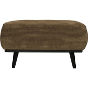 WOOOD Statement Hocker - Brede Platte Rib - Rock - 40x80x55