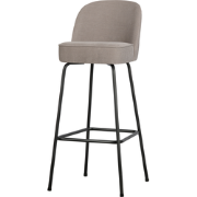 WOOOD Vogue Barstoel 80cm - Stof - Zand - 103x50x55