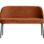WOOOD Vogue Eetbank - Velvet - Roest - 83x120x59