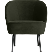 WOOOD Vogue Fauteuil - Fluweel - Donkergroen - 69x57x70