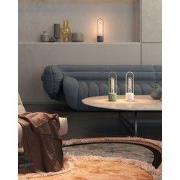 Newdes Tafelamp Coil| Accu| Binnen | Buiten | Dimbaar | Antraciet