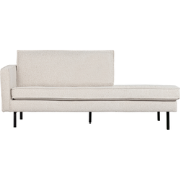 WOOOD Rodeo Daybed Left - Bouclé - Naturel - 85x203x86