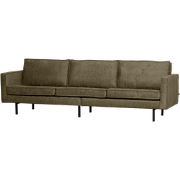 WOOOD Rodeo 3-Zits Bank - Structure Velvet - Bonsai - 85x277x86