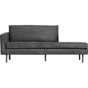 WOOOD Daybed Left Rodeo - Structure Velvet - Mountain - 85x203x86