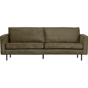 WOOOD Bank 2,5-Zits Rodeo - Structure Velvet - Bonsai - 85x190x86