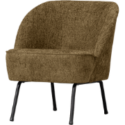 WOOOD Fauteuil Vogue - Structure Velvet - Brass - 69x57x70