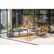 5-delige tuinset Dido tuinstoelen mosgroen - Vigo tafel