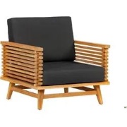 Riverside teak fauteuil incl kussens Tuindeco
