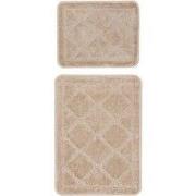 Bari Badmat / Toiletmat - Badkamer Set 2-Delig - Wasbaar - Anti-slip -...