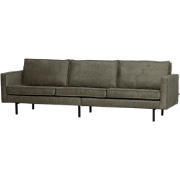 WOOOD Rodeo 3-Zits Bank - Structure Velvet - Frost - 85x277x86