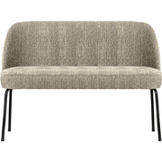 WOOOD Eetbank Vogue - Structure Velvet - Wheatfield - 83x120x59