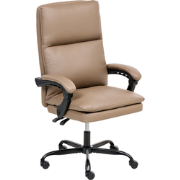 SERENE - Bureaustoel - Bruin - Kunstleer
