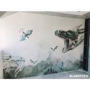 Drakendrift - Kinderbehang - 389,6 cm x 280 cm - Walloha