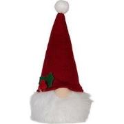 Clayre & Eef Kerstdecoratie met LED-verlichting Kabouter 10x10x25 cm R...