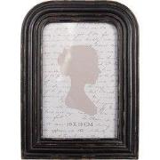 Clayre & Eef Fotolijst 10x15 cm Zwart Kunststof