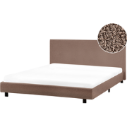 ALBI - Waterbed - Bruin - 180 x 200 cm - Bouclé