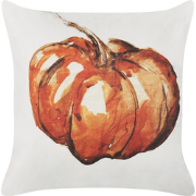 CURBITA  - Sierkussen - Beige - 45 x 45 cm - Fluweel