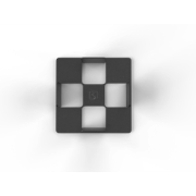 Onderzetters voor glazen zwart