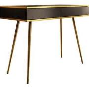 Meubella - Kaptafel Orleans - Zwart - 102 cm