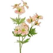 Geranium ooievaarsbek peach kunstbloem zijde nepbloem