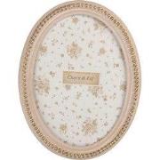 Clayre & Eef Fotolijst 13x18 cm Roze Kunststof