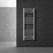 Sahara badkamer radiator 400 x 1200 mm chroom recht met zijaansluiting