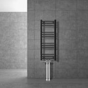 Badkamerradiator Sahara 300 x 800 mm antraciet recht + middenaansluiti...