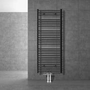Badkamerradiator Sahara 600 x 1500 mm antraciet recht + middenaansluit...