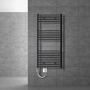 Badkamerradiator elektrisch met verwarmingselement 1200W 600x1200 mm a...