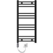 Badkamerradiator Sahara 400 x 800 mm antraciet recht met zijaansluitin...