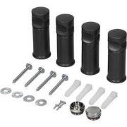 Console voor badkamerradiatoren antraciet voor rechte en gebogen model...